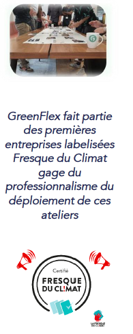 Greenflex est une des premières sociétés labelisées fresque du climat